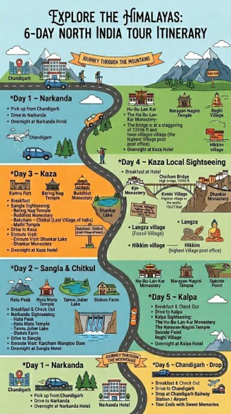 Spiti Valley (Chandigarh to Chandigarh